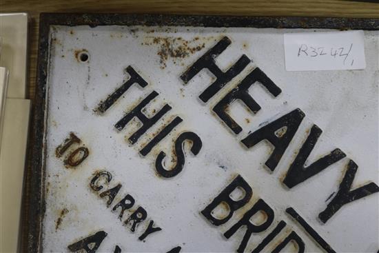 A London Midland and Scottish Railway Company metal sign